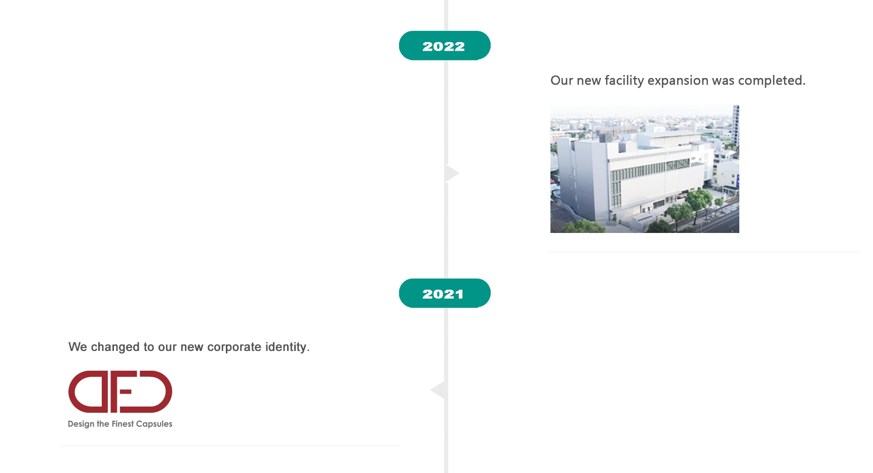 L'agrandissement de nos nouvelles installations est terminé. Nous avons changé notre nouvelle identité d'entreprise.